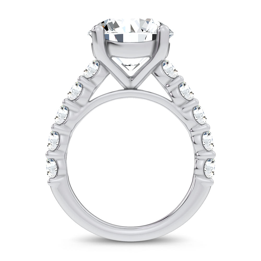 14K 6.60CT Certified Lab Grown Engagement Ring 69744