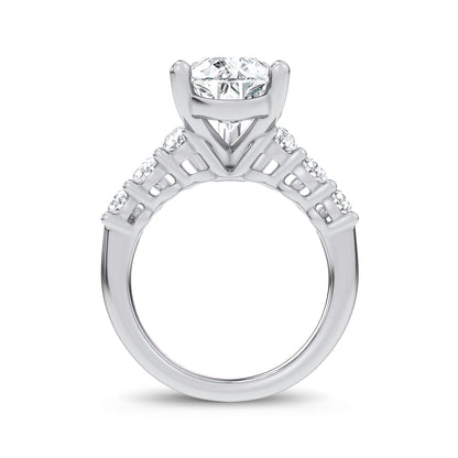 14K 6.60CT Certified Lab Grown Engagement Ring 69746