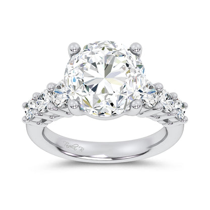 14K 6.00CT Certified Lab Grown Engagement Ring 69748