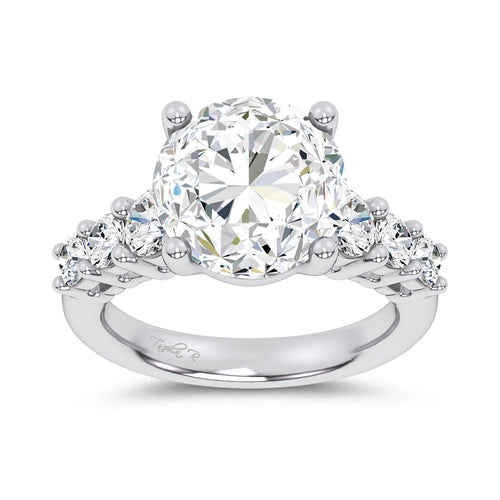 14K 6.00CT Certified Lab Grown Engagement Ring 69748