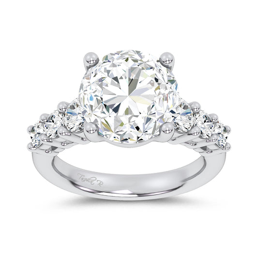 14K 6.00CT Certified Lab Grown Engagement Ring 69748