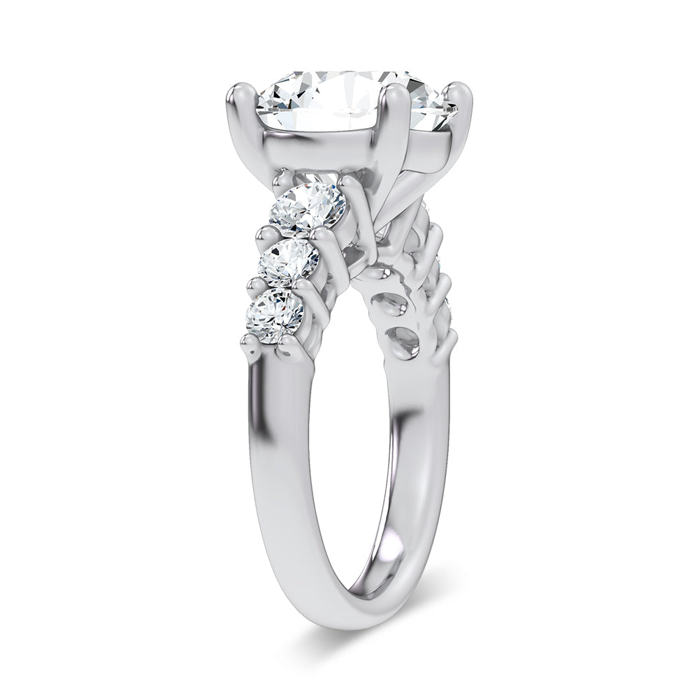 14K 6.00CT Certified Lab Grown Engagement Ring 69748