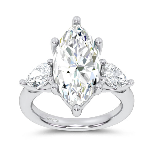 14K 6.00CT Certified Lab Grown Engagement Ring 69750