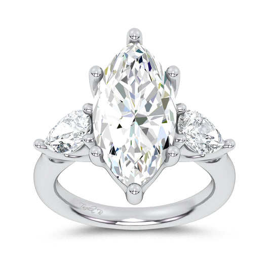 14K 6.00CT Certified Lab Grown Engagement Ring 69750
