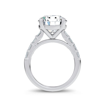 14K 5.70CT Certified Lab Grown Engagement Ring 69757
