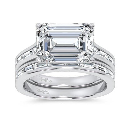 14K 5.72CT Certified Lab Grown Diamond Bridal Set 69758