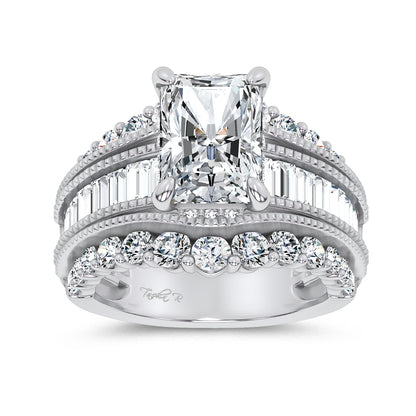 14K 5.72CT Certified Lab Grown Engagement Ring 69760