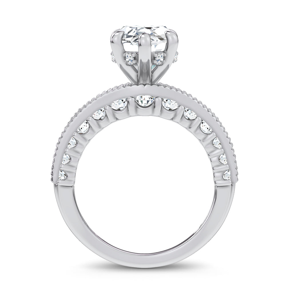 14K 5.72CT Certified Lab Grown Engagement Ring 69763