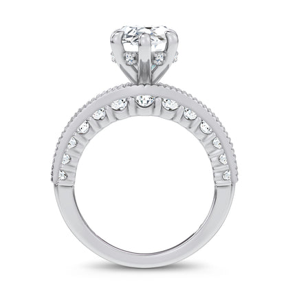 14K 5.72CT Certified Lab Grown Engagement Ring 69763