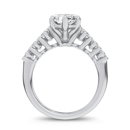 14K 4.56CT Certified Lab Grown Engagement Ring 69766
