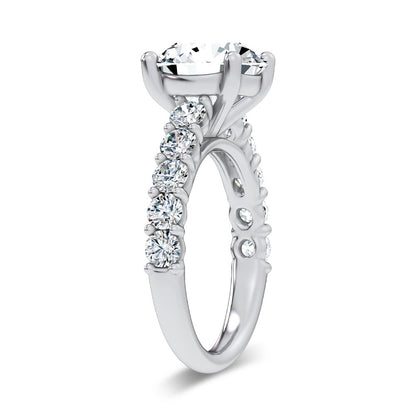 14K 4.20CT Certified Lab Grown Engagement Ring 69771
