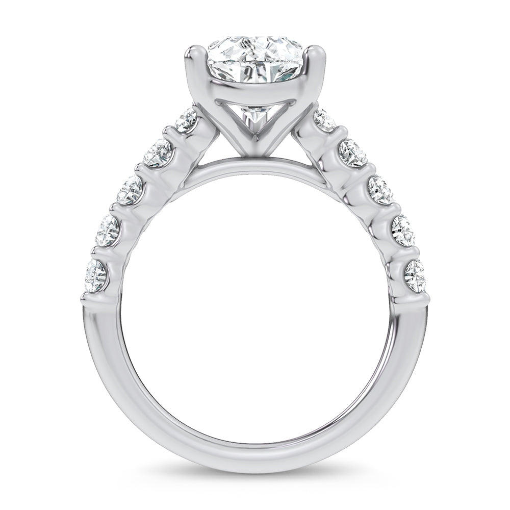 14K 4.20CT  Certified Lab Grown Engagement Ring 69772