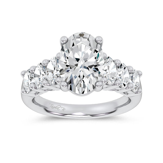 14K 4.06CT Certified Lab Grown Engagement Ring 69773