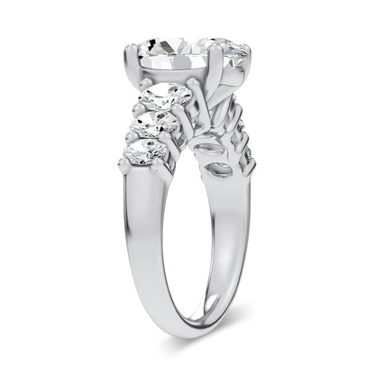 14K 4.06CT Certified Lab Grown Engagement Ring 69773