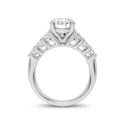 14K 4.06CT Certified Lab Grown Engagement Ring 69773