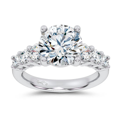 14K 3.93CT Lab Diamond  Ring 69775