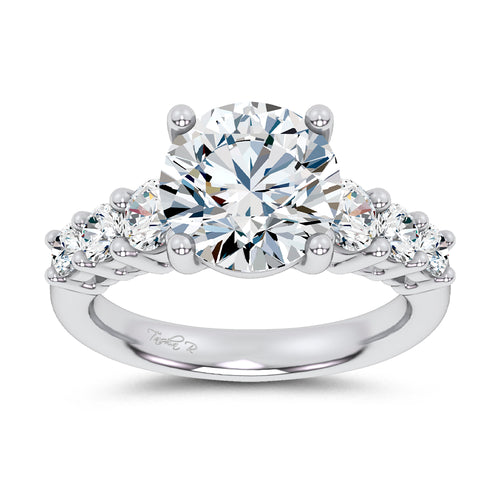 14K 3.93CT Lab Diamond  Ring 69775