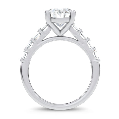 14K 3.60CT Certified Lab Grown Engagement Ring 69784