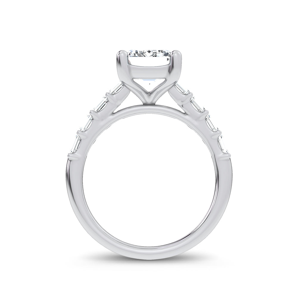 14K 3.64CT Certified Lab Grown Engagement Ring 69786