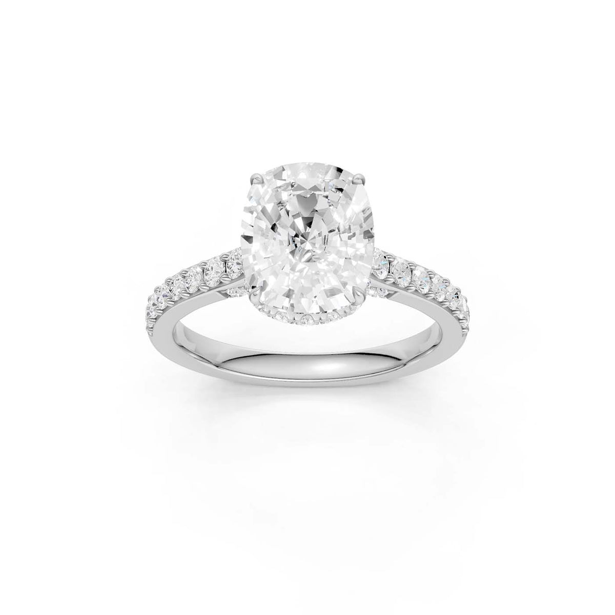 14K 3.50CT Lab Grown Diamond Engagement Ring 69809