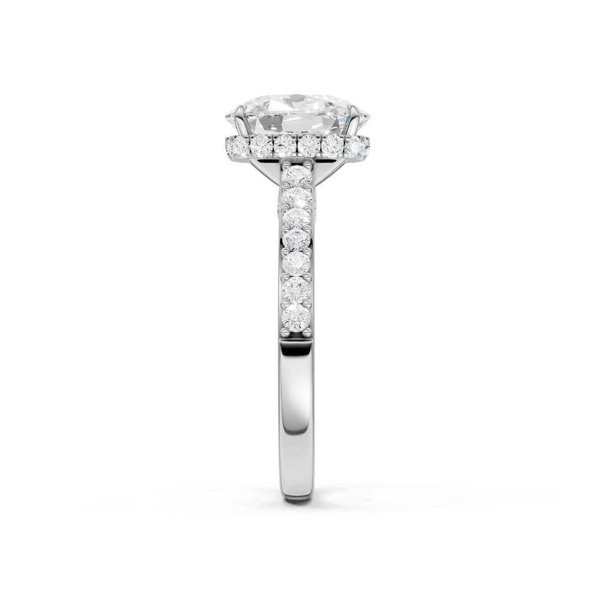 14K 3.50CT Lab Grown Diamond Engagement Ring 69809