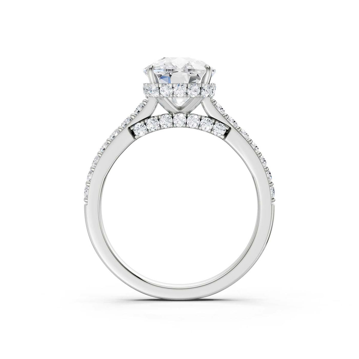 14K 3.50CT Lab Grown Diamond Engagement Ring 69809