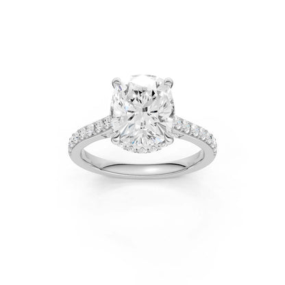 14K 4.50CT Lab Grown Diamond Engagement Ring 69811