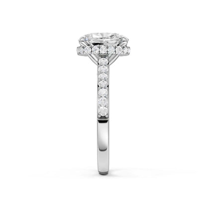 14K 4.50CT Lab Grown Diamond Engagement Ring 69811