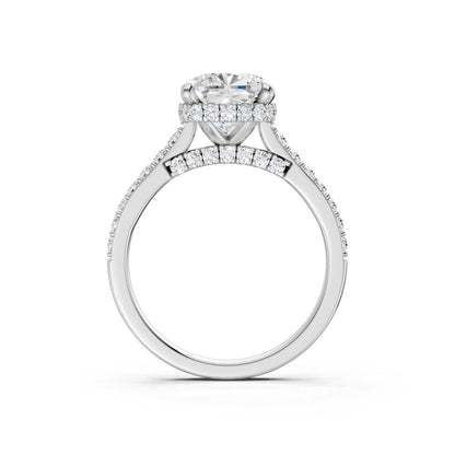14K 4.50CT Lab Grown Diamond Engagement Ring 69811