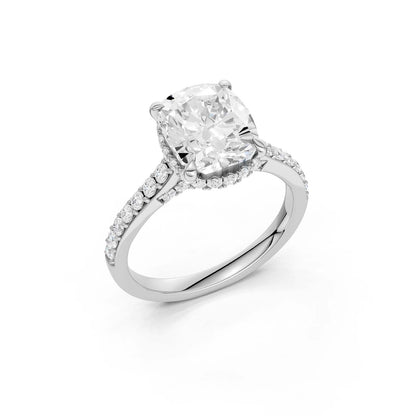 14K 4.50CT Lab Grown Diamond Engagement Ring 69811
