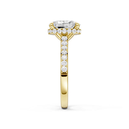 14K 4.50CT Lab Grown Diamond Engagement Ring 69812