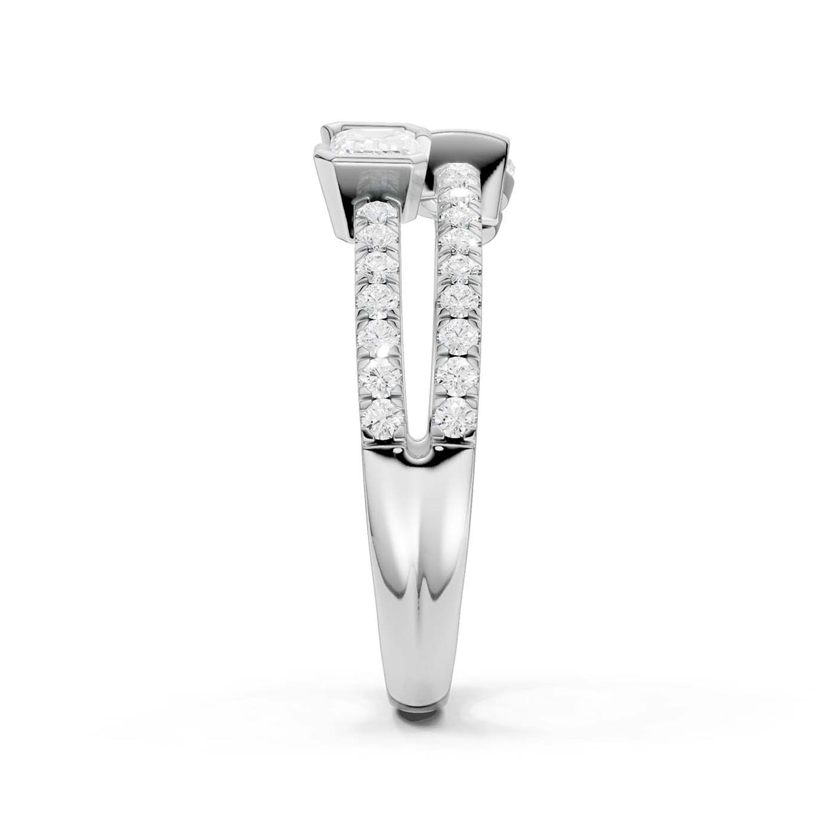 14K 1.00CT Lab Grown Diamond Fancy Ring 69827