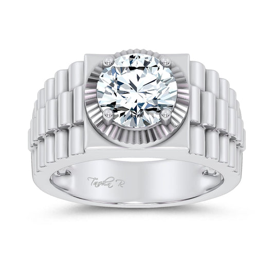 14K 2.00CT Certified Lab Grown Mens Ring 69843