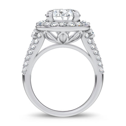 14K 6.55CT Certified Lab Grown Engagement Ring 69967