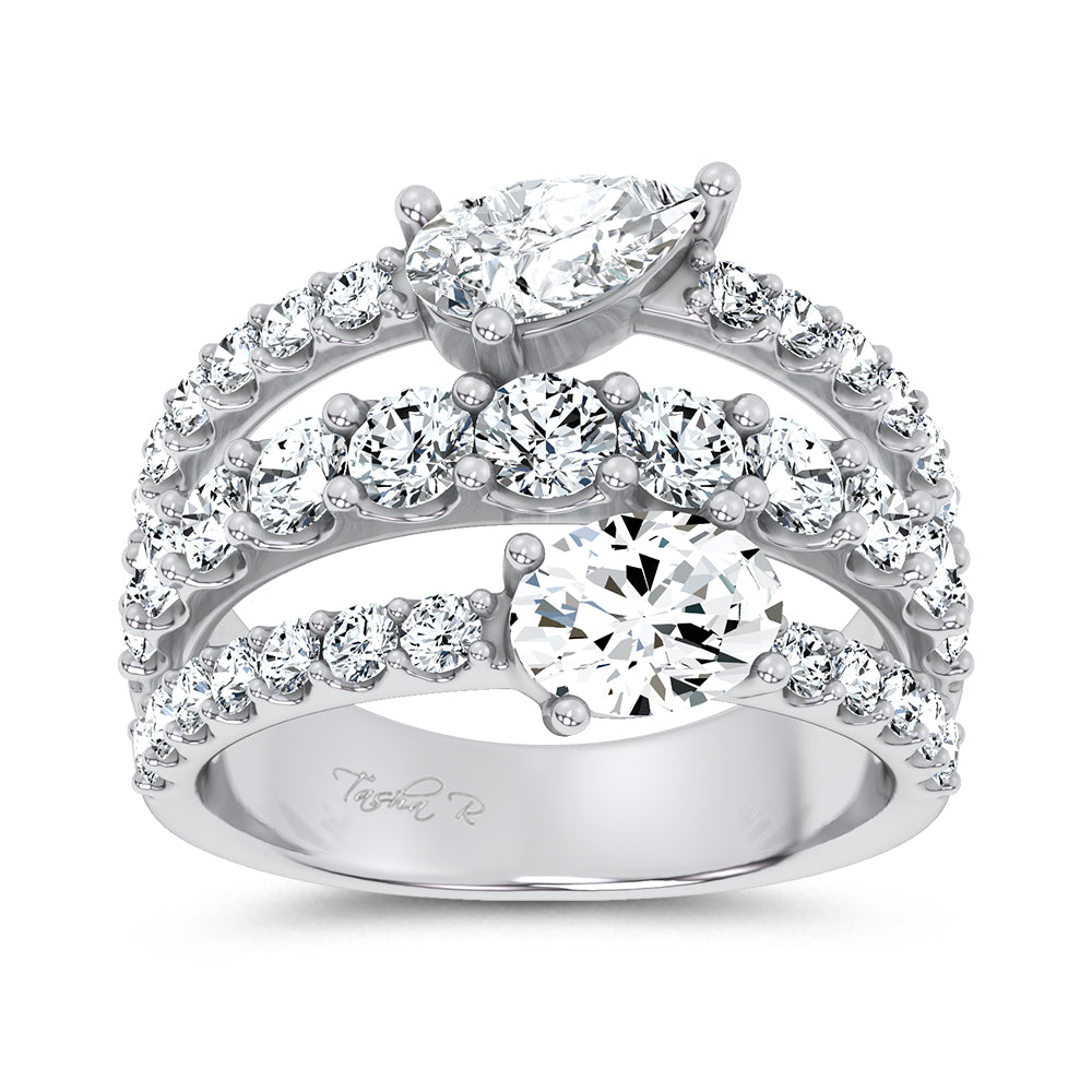 14K 2.93CT Certified Lab Grown Ring 69977