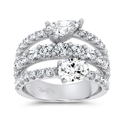 14K 2.93CT Certified Lab Grown Ring 69977