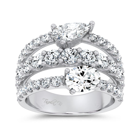 14K 2.93CT Certified Lab Grown Ring 69977