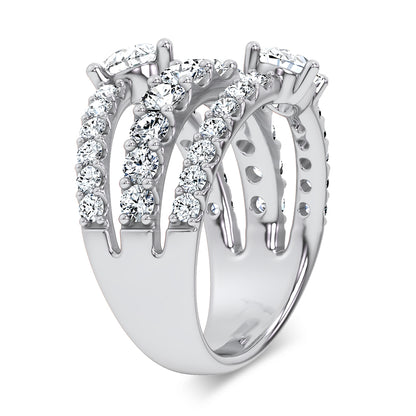 14K 2.93CT Certified Lab Grown Ring 69977