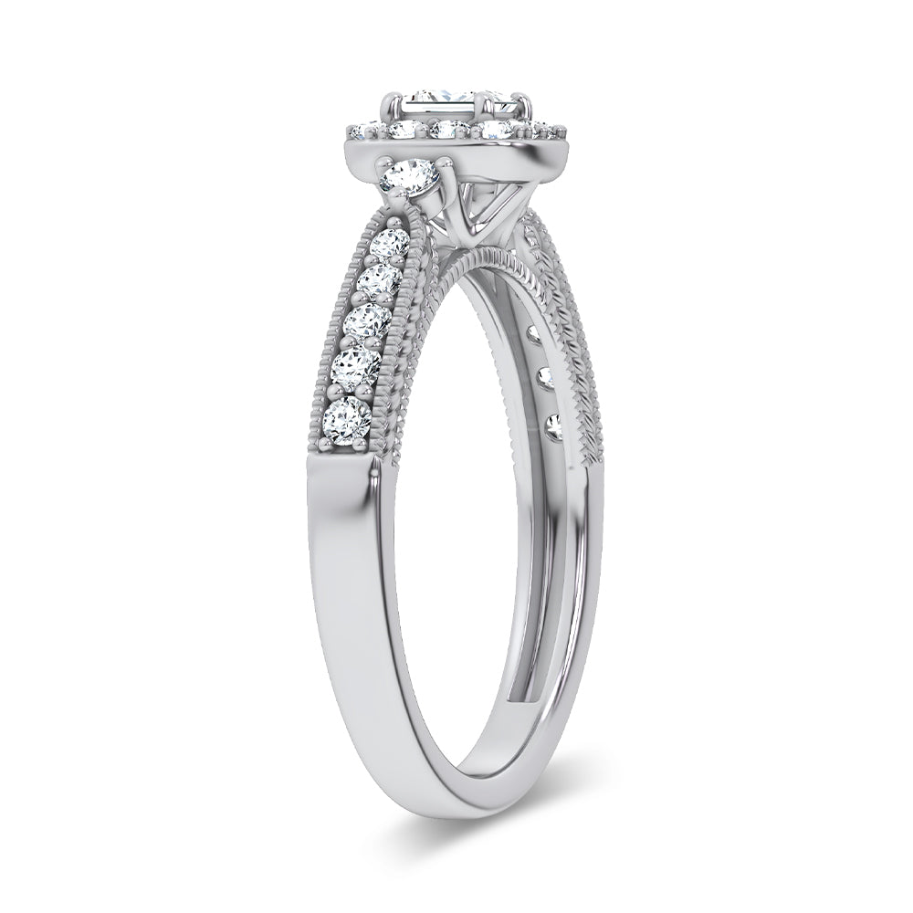 14K 0.55CT Certified Lab Grown Promise Ring 70025