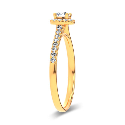 14K 0.40CT Certified Lab Grown Promise Ring 70028