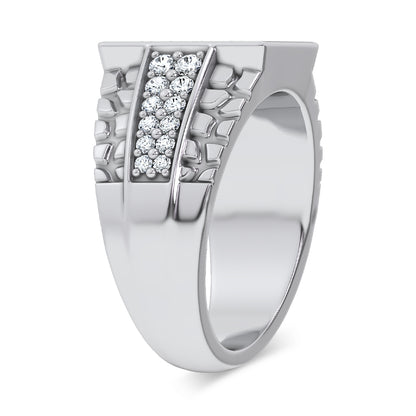 14K 1.50CT LAB GROWN Diamond Mens Ring 70048