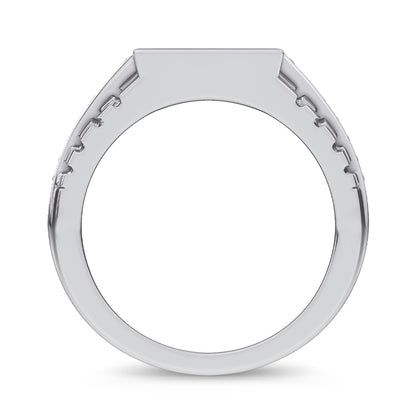 14K 1.50CT LAB GROWN Diamond Mens Ring 70048