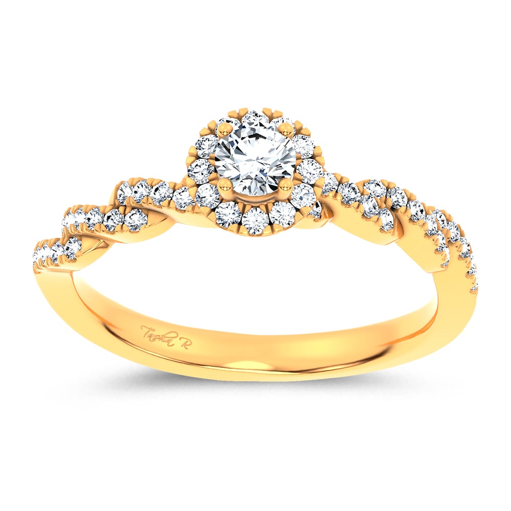 14K 0.33CT Certified Lab Grown Ring 70108