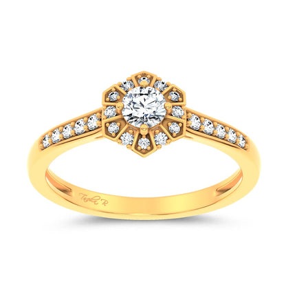 14K 0.50CT Certified Lab Grown Ring 70110
