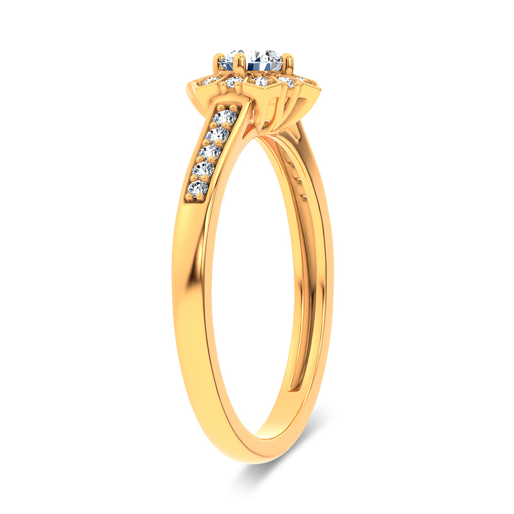 14K 0.50CT Certified Lab Grown Ring 70110