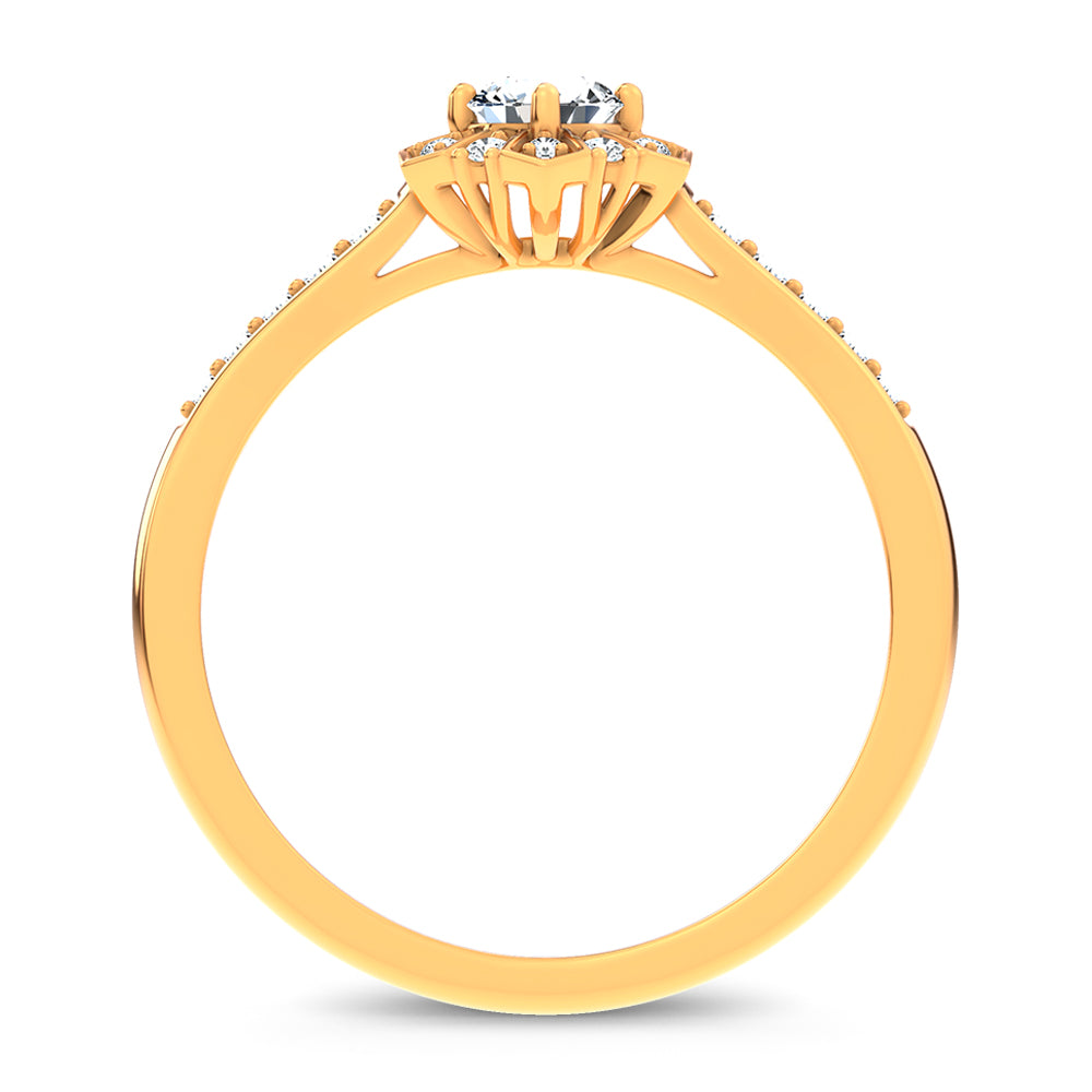 14K 0.50CT Certified Lab Grown Ring 70110