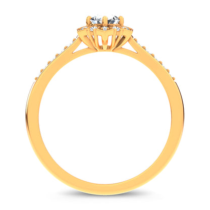 14K 0.50CT Certified Lab Grown Ring 70110