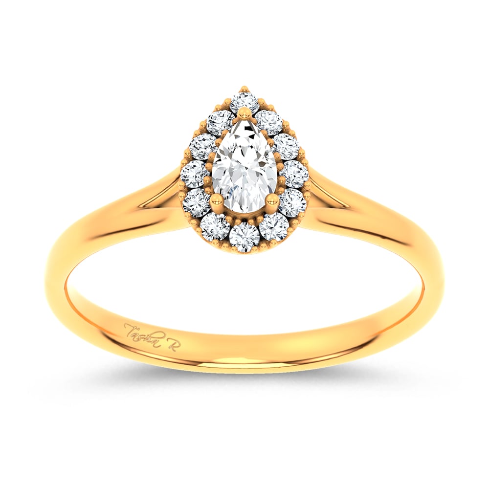 14K 0.33CT Certified Lab Grown Ring 70131