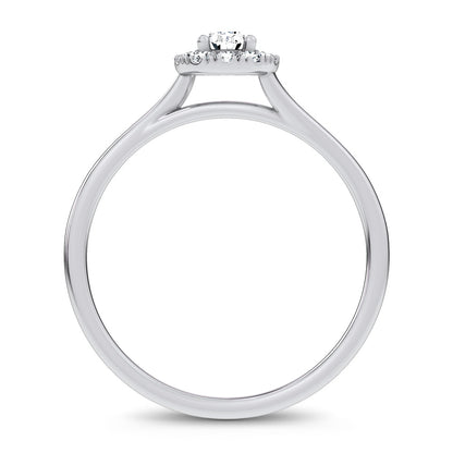 14K 0.33CT Certified Lab Grown Promise Ring 70132