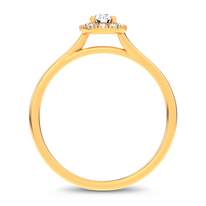 14K 0.33CT Certified Lab Grown Promise Ring 70133